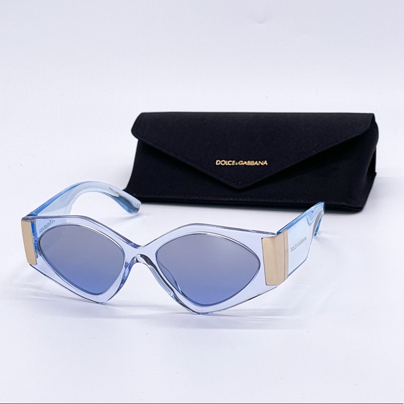NEW DOLCE&GABBANA DG4396 2955/7C WOMEN’S SUNGLASSES DOLCE&GABBANA DG 4396 BLUE - Picture 1 of 14